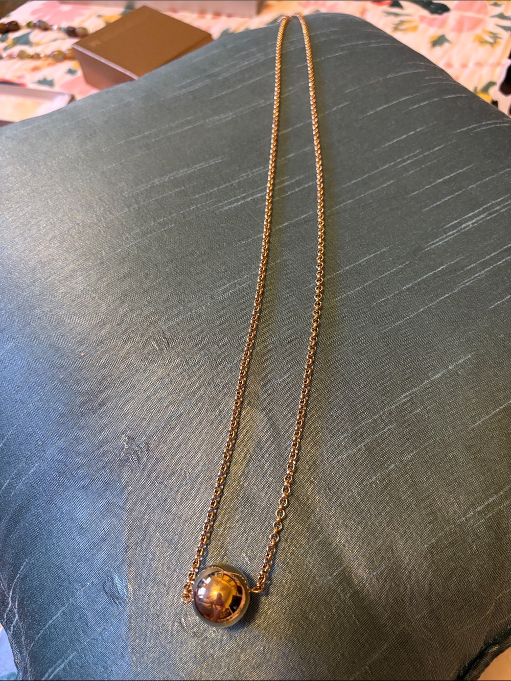 Erwin Pearl Gold-Tone Sphere Pendant Necklace